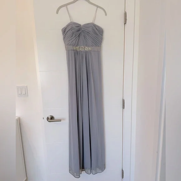 adrianna papell dusty blue dress Adrianna Papell AP1E209322